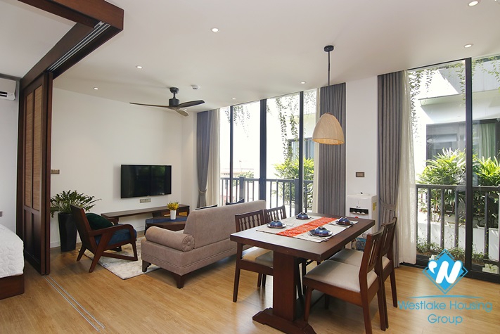 Serviced apartment for rent in Hoan Kiem District, absolutely quiet area